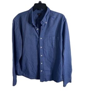 J.Crew Oxford Blue Button Down Shirt XL Men’s